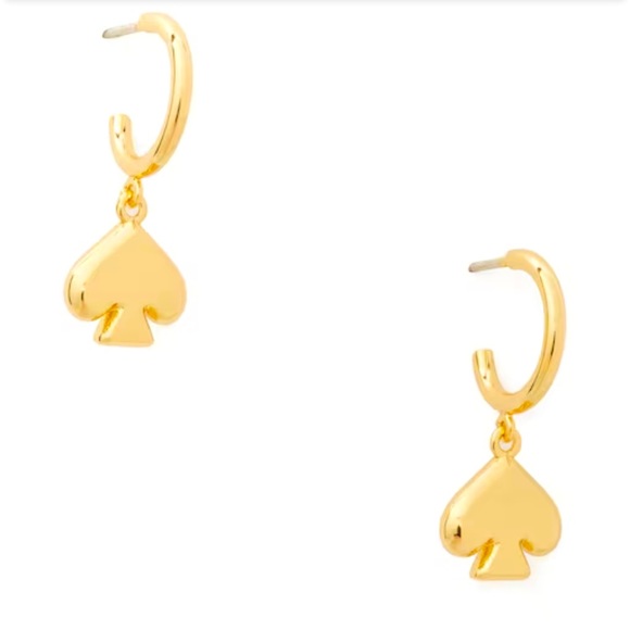kate spade Jewelry - NWT Kate Spade gold spade earrings